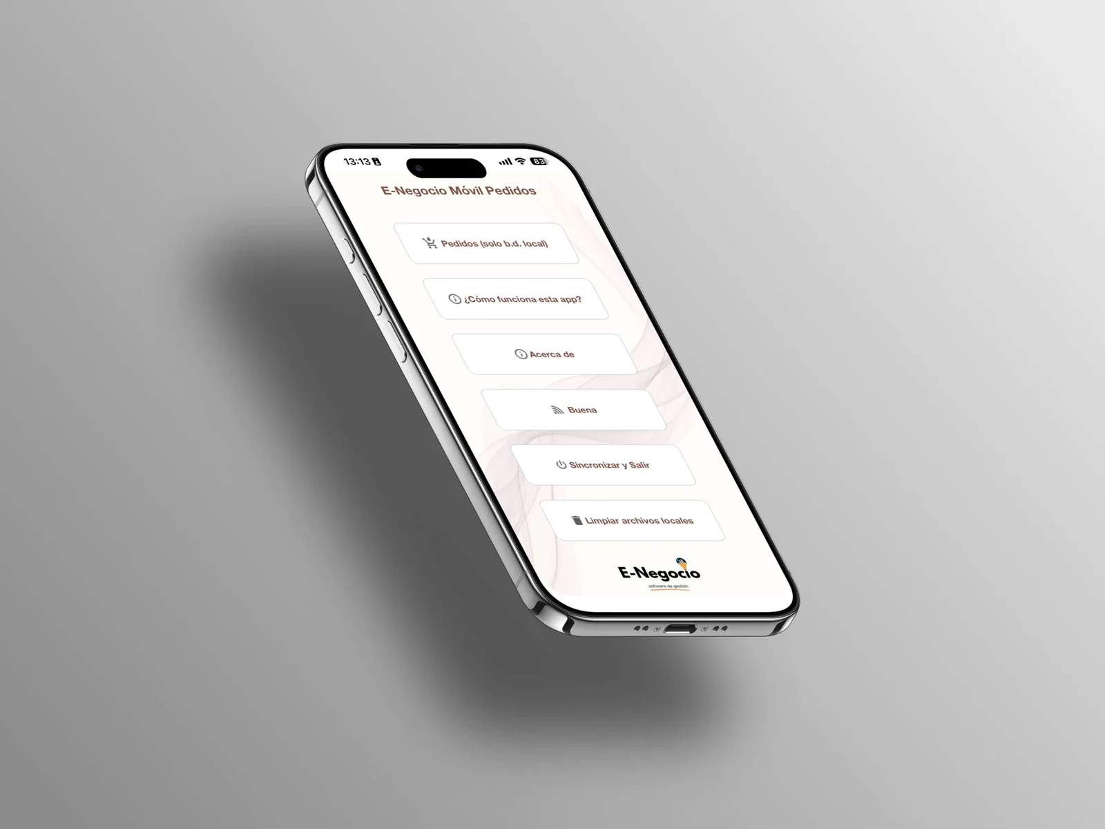 Nueva app móvil para la toma de pedidos en tránsito de eNegocio