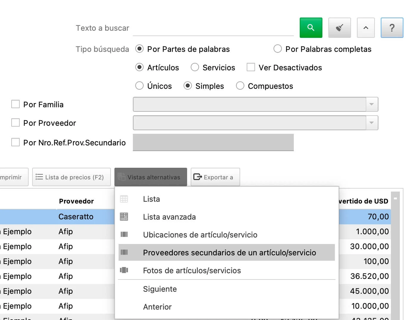 13/08 al 22/08/25 - Artículos, proveedores, traspasos, ubicaciones e importador de excel