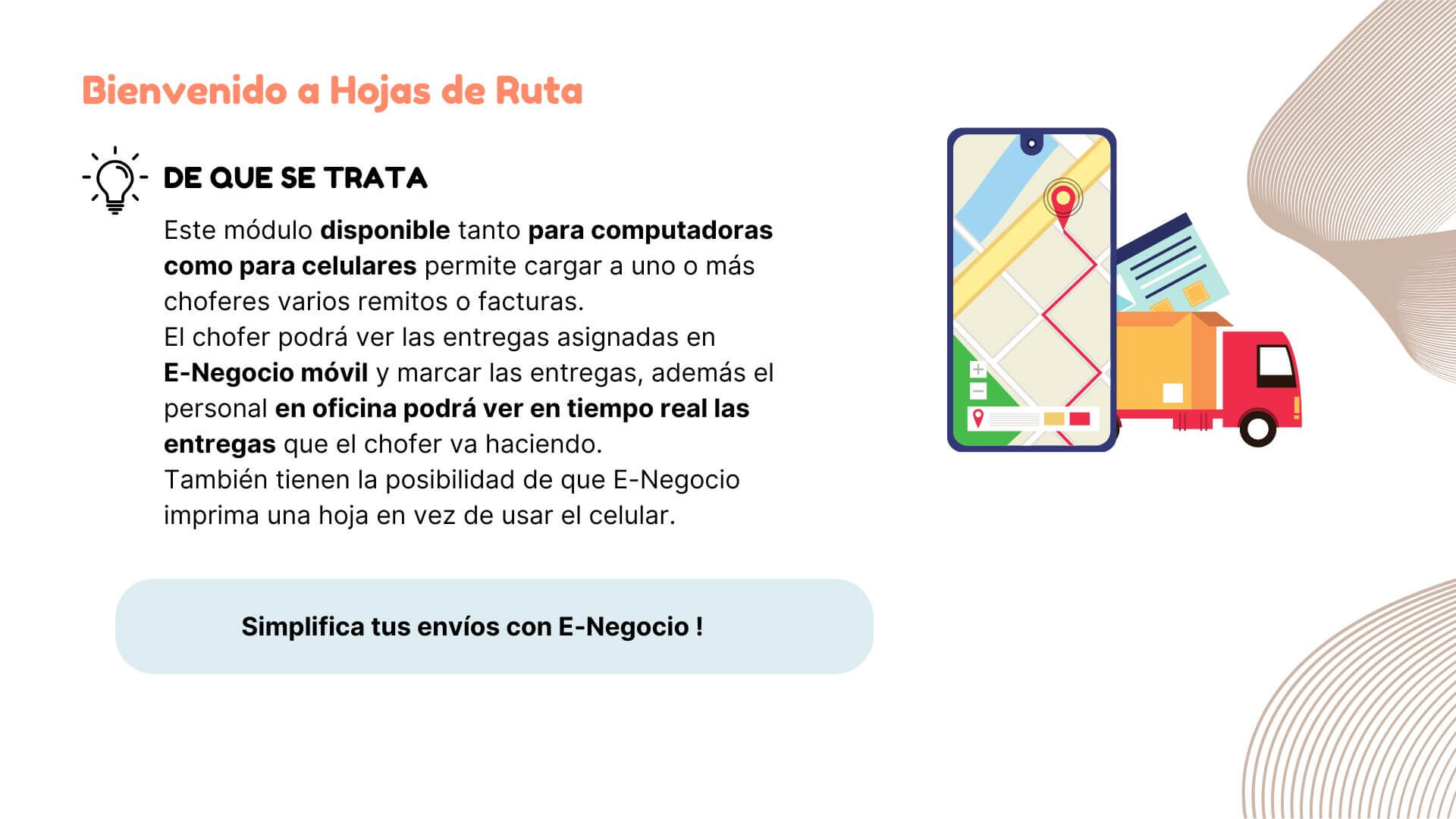 Bienvenido a Hojas de ruta - Func. Premium (1)