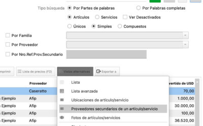 13/08 al 22/08/25 – Artículos, proveedores, traspasos, ubicaciones e importador de excel